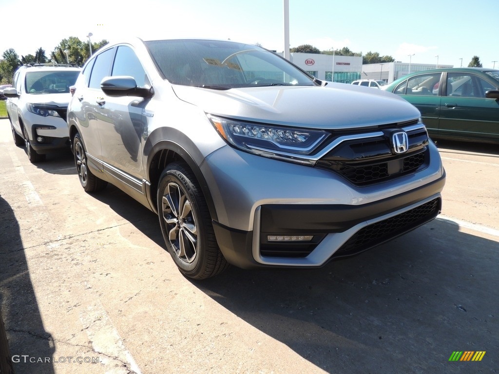 Lunar Silver Metallic 2022 Honda CR-V EX-L AWD Hybrid Exterior Photo #142971920