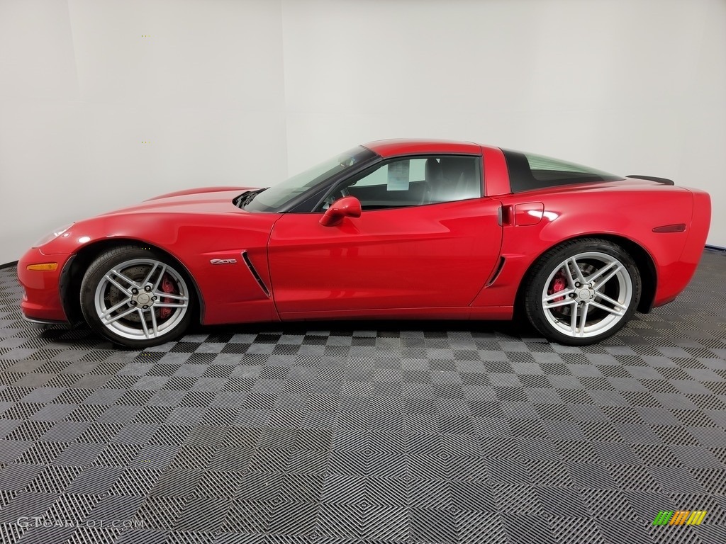 2006 Corvette Z06 - Victory Red / Ebony Black/Red photo #5