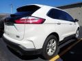 2019 White Platinum Ford Edge SEL AWD  photo #3