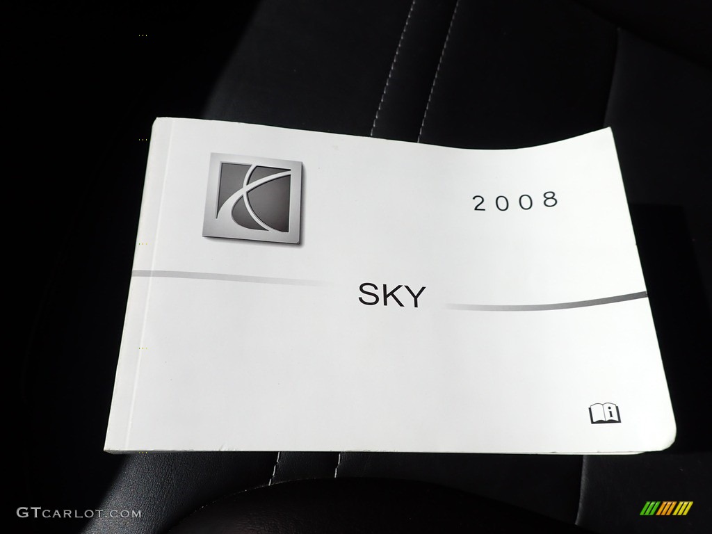 2008 Sky Red Line Roadster - Bluestone / Black photo #13