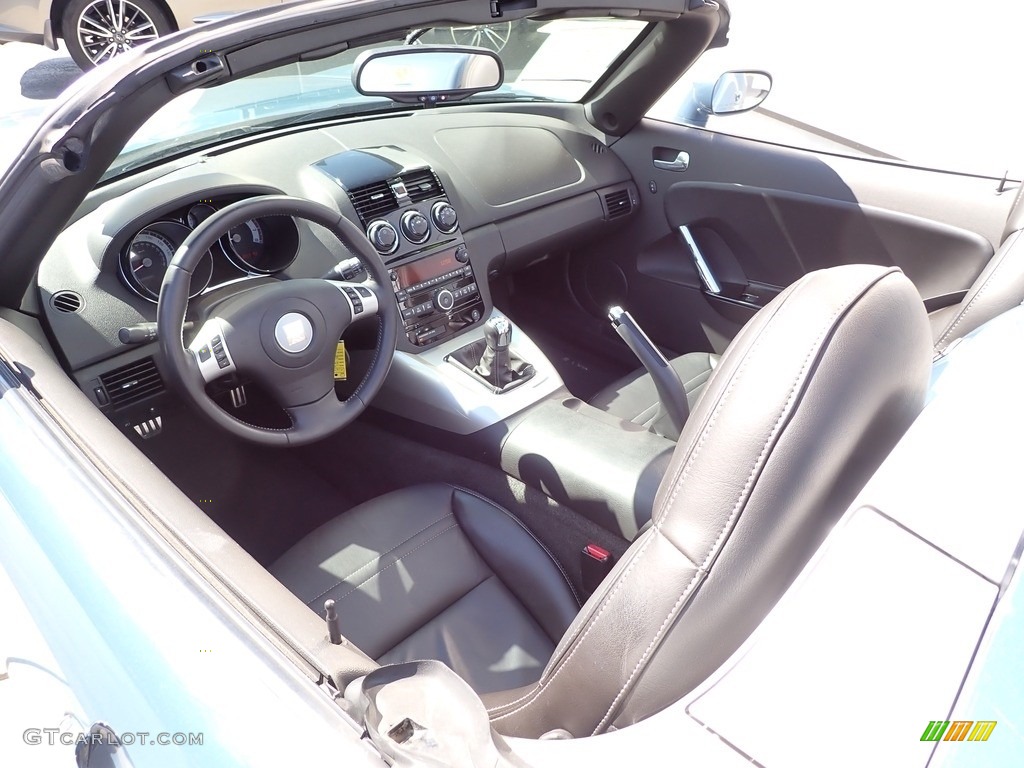 Black Interior 2008 Saturn Sky Red Line Roadster Photo #142973279
