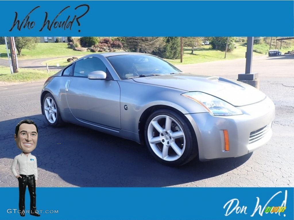 2003 350Z Touring Coupe - Chrome Silver / Charcoal photo #1