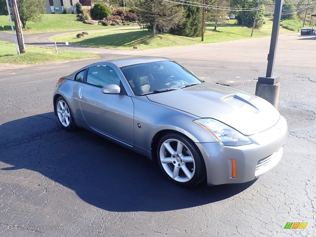 2003 350Z Touring Coupe - Chrome Silver / Charcoal photo #2