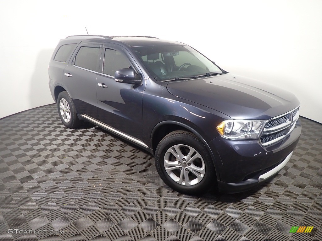 2013 Durango Crew AWD - Mineral Gray Metallic / Black photo #3