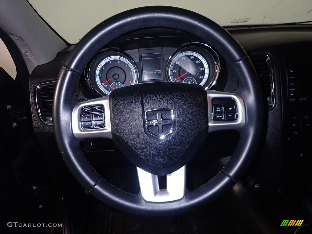 2013 Durango Crew AWD - Mineral Gray Metallic / Black photo #27