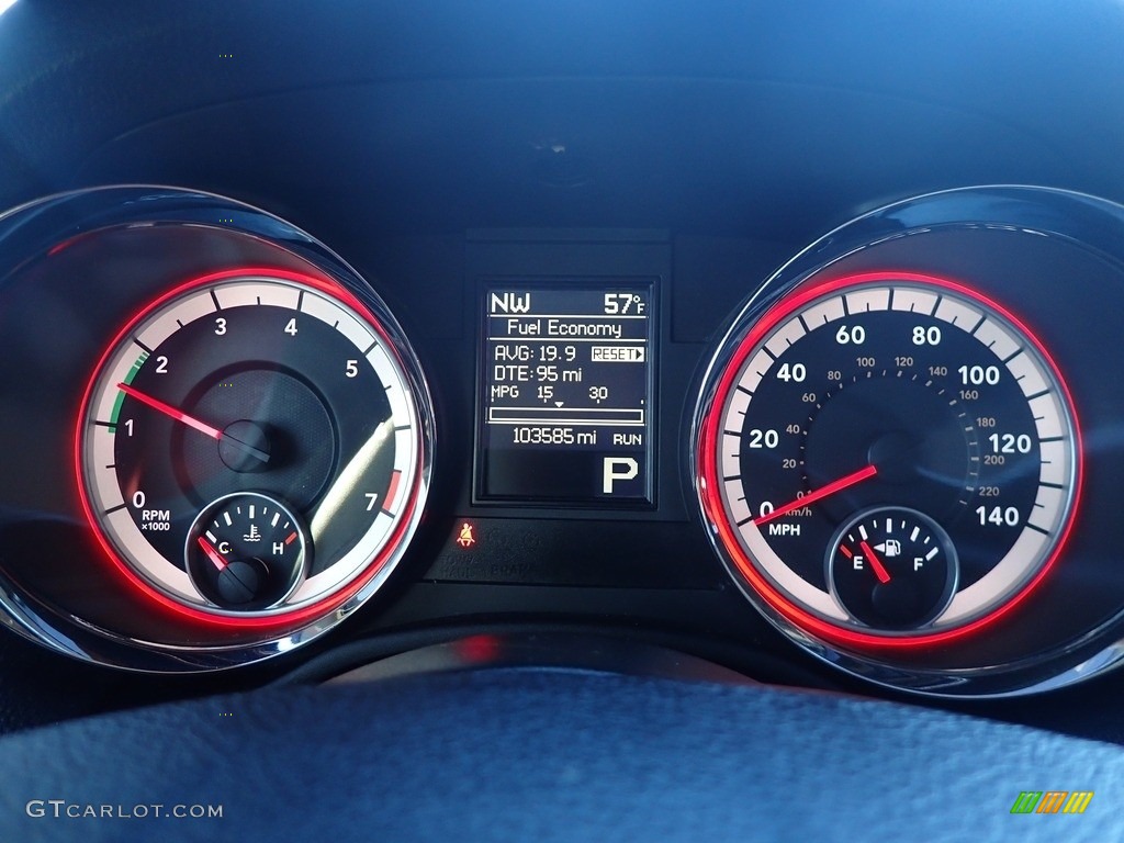 2013 Durango Crew AWD - Mineral Gray Metallic / Black photo #28