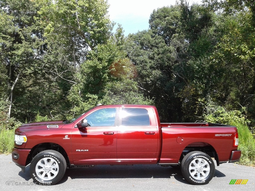 Delmonico Red Pearl 2022 Ram 2500 Big Horn Crew Cab 4x4 Exterior Photo #142976279