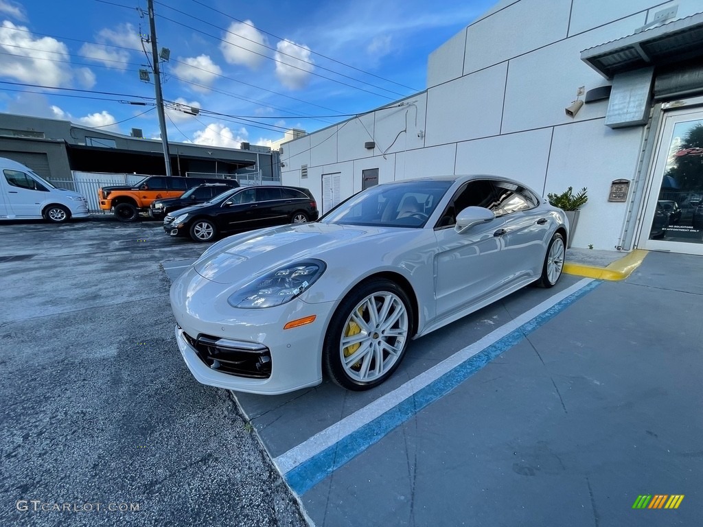 Chalk 2018 Porsche Panamera Turbo Executive Exterior Photo #142976384