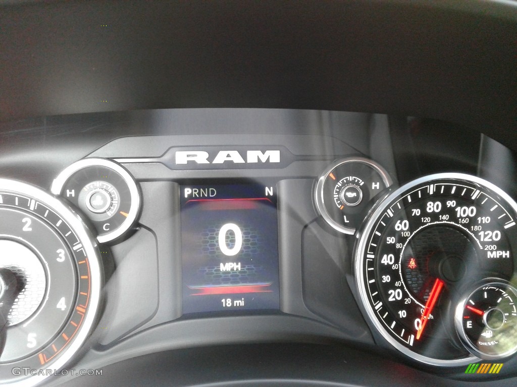 2022 Ram 2500 Big Horn Crew Cab 4x4 Gauges Photo #142976855