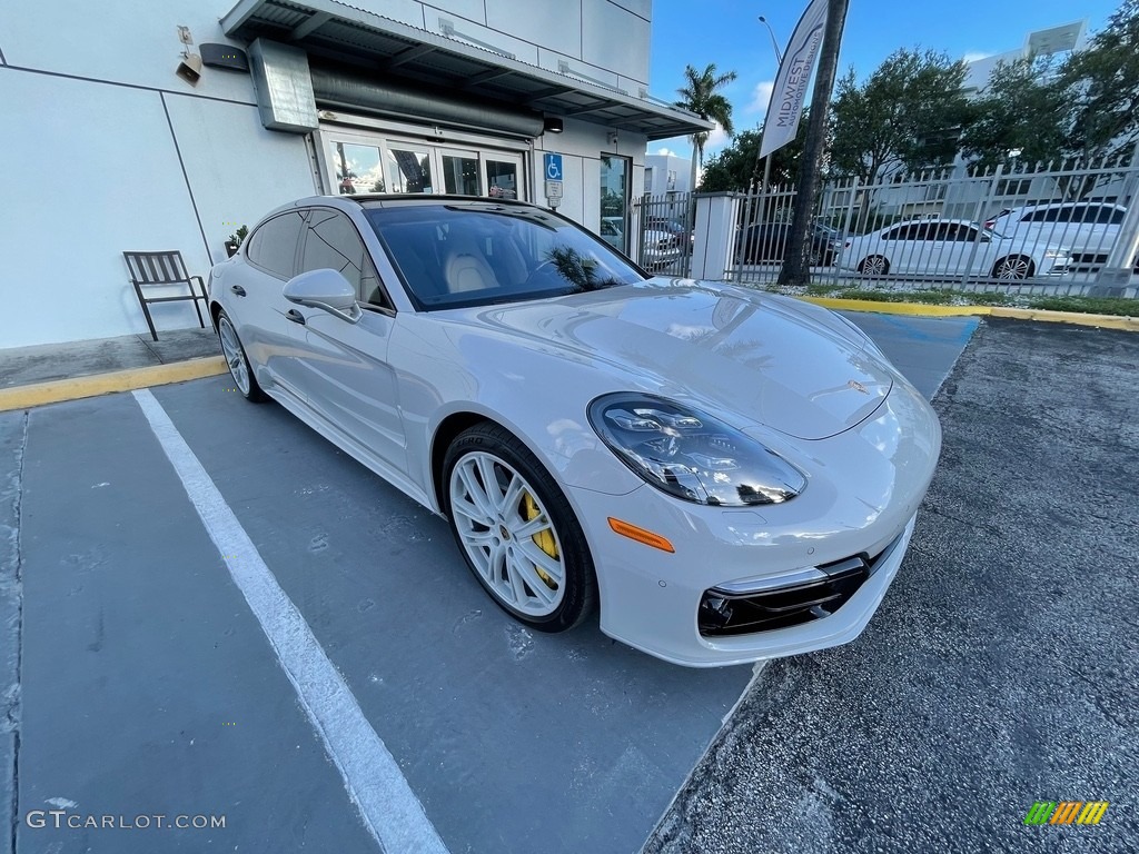 Chalk 2018 Porsche Panamera Turbo Executive Exterior Photo #142977053