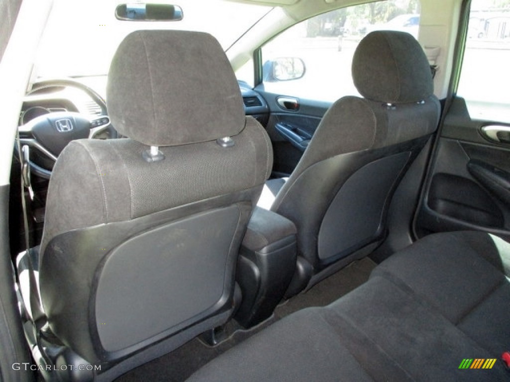 2010 Civic LX-S Sedan - Atomic Blue Metallic / Black photo #10