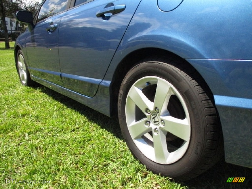 2010 Civic LX-S Sedan - Atomic Blue Metallic / Black photo #17