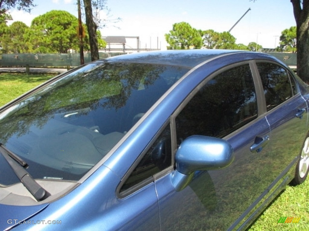2010 Civic LX-S Sedan - Atomic Blue Metallic / Black photo #19