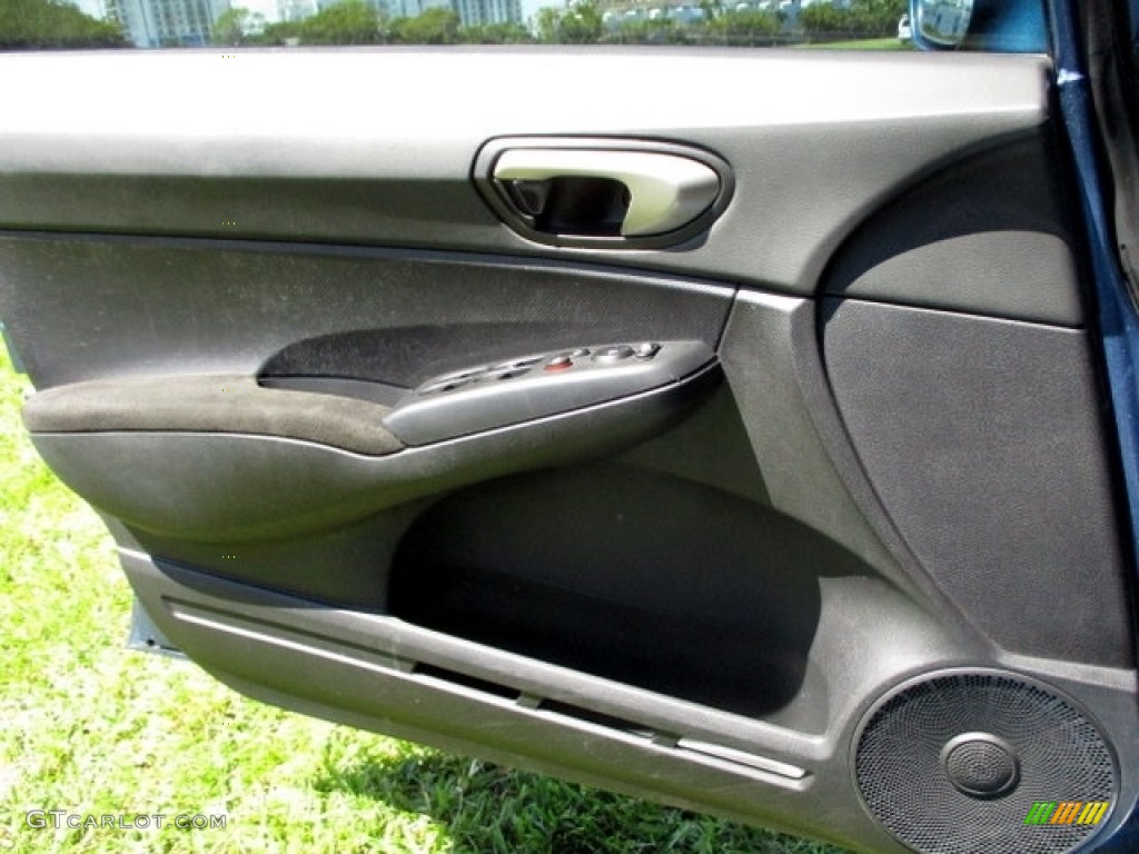 2010 Civic LX-S Sedan - Atomic Blue Metallic / Black photo #26