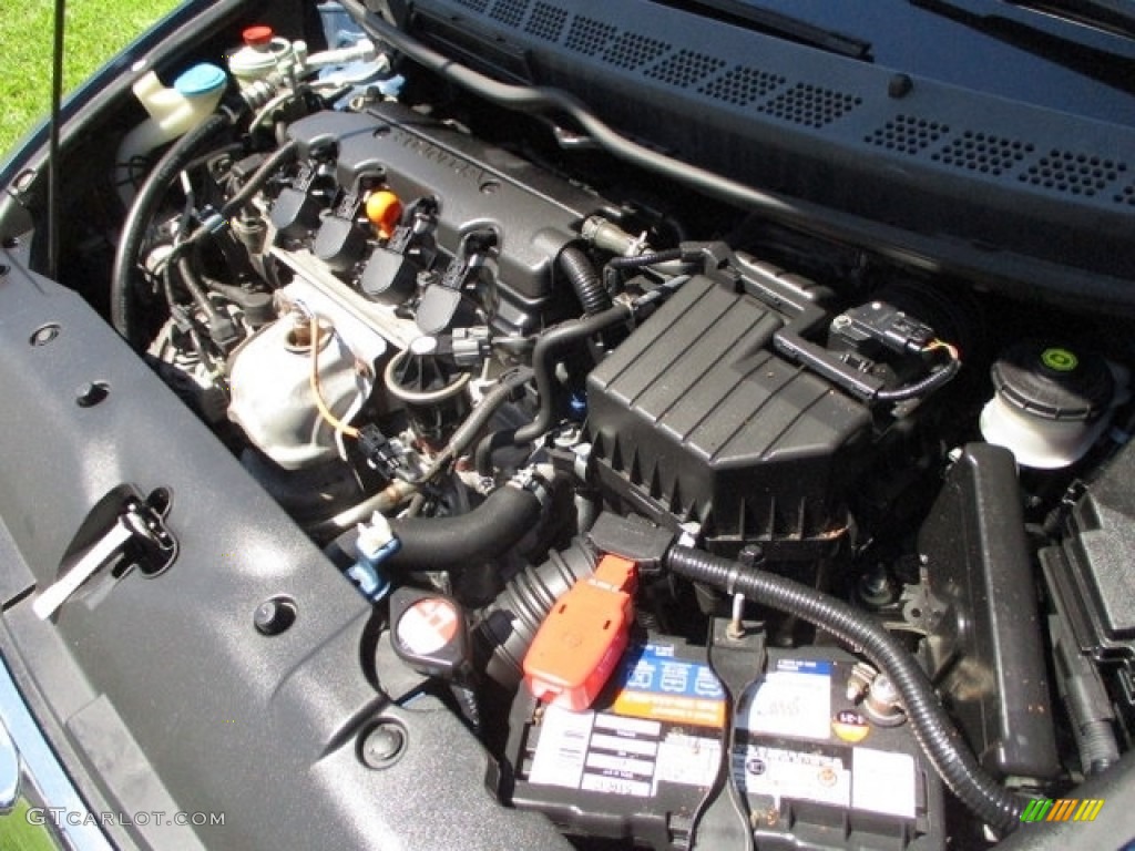 2010 Civic LX-S Sedan - Atomic Blue Metallic / Black photo #35