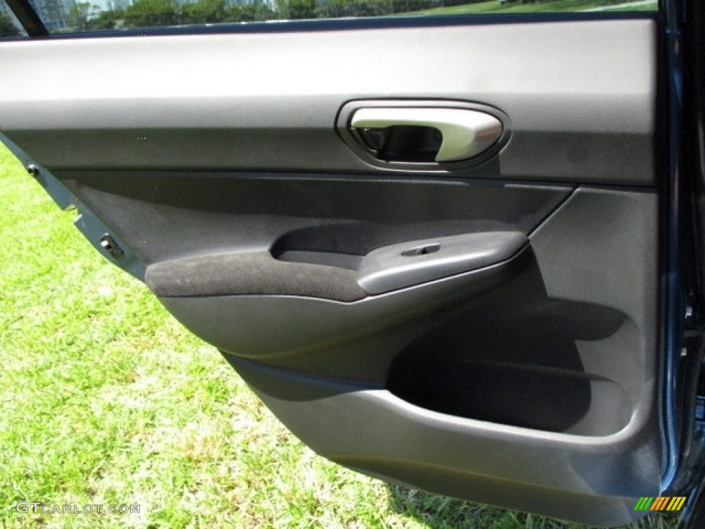 2010 Civic LX-S Sedan - Atomic Blue Metallic / Black photo #37