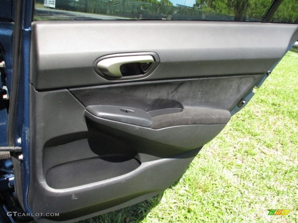 2010 Civic LX-S Sedan - Atomic Blue Metallic / Black photo #41