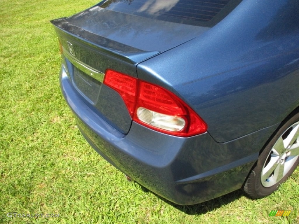 2010 Civic LX-S Sedan - Atomic Blue Metallic / Black photo #48
