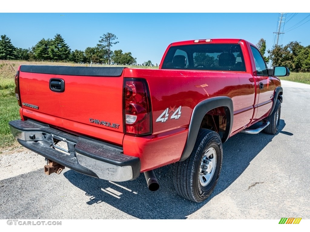 2005 Silverado 3500 Regular Cab 4x4 - Victory Red / Dark Charcoal photo #4