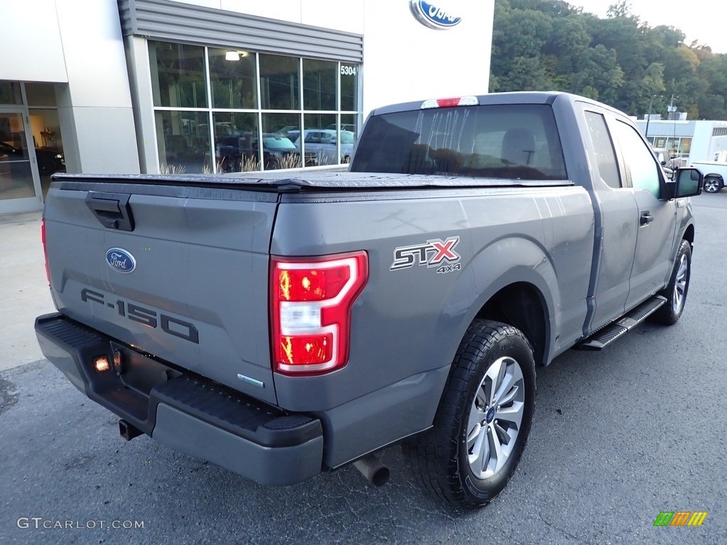 2018 F150 XL SuperCab 4x4 - Lead Foot / Earth Gray photo #2