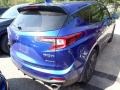 2020 Apex Blue Pearl Acura RDX A-Spec AWD  photo #3