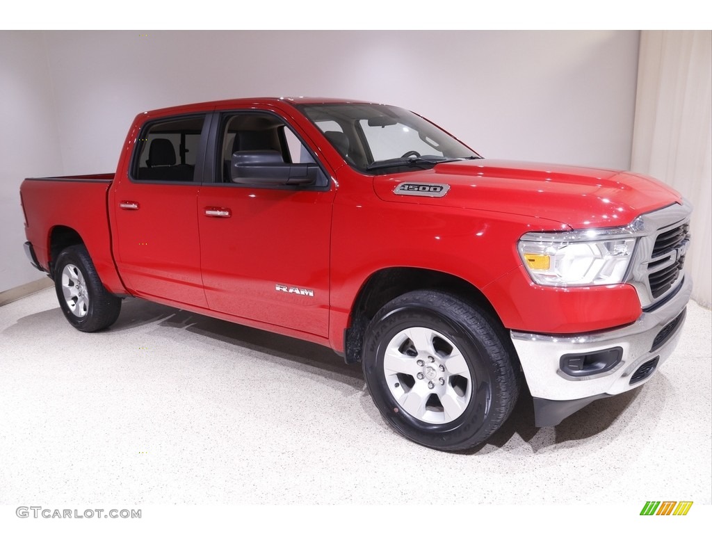 2020 1500 Big Horn Crew Cab 4x4 - Flame Red / Black photo #1