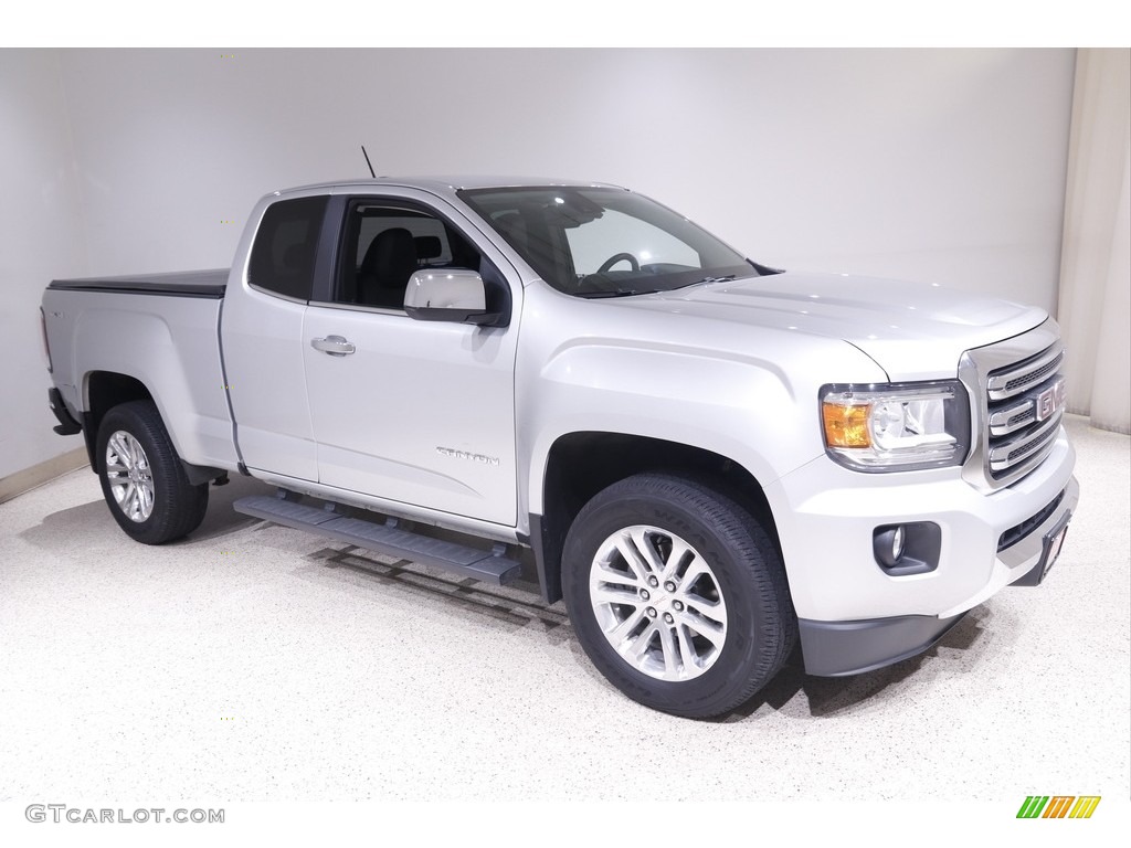 Quicksilver Metallic 2015 GMC Canyon SLT Extended Cab 4x4 Exterior Photo #142982991