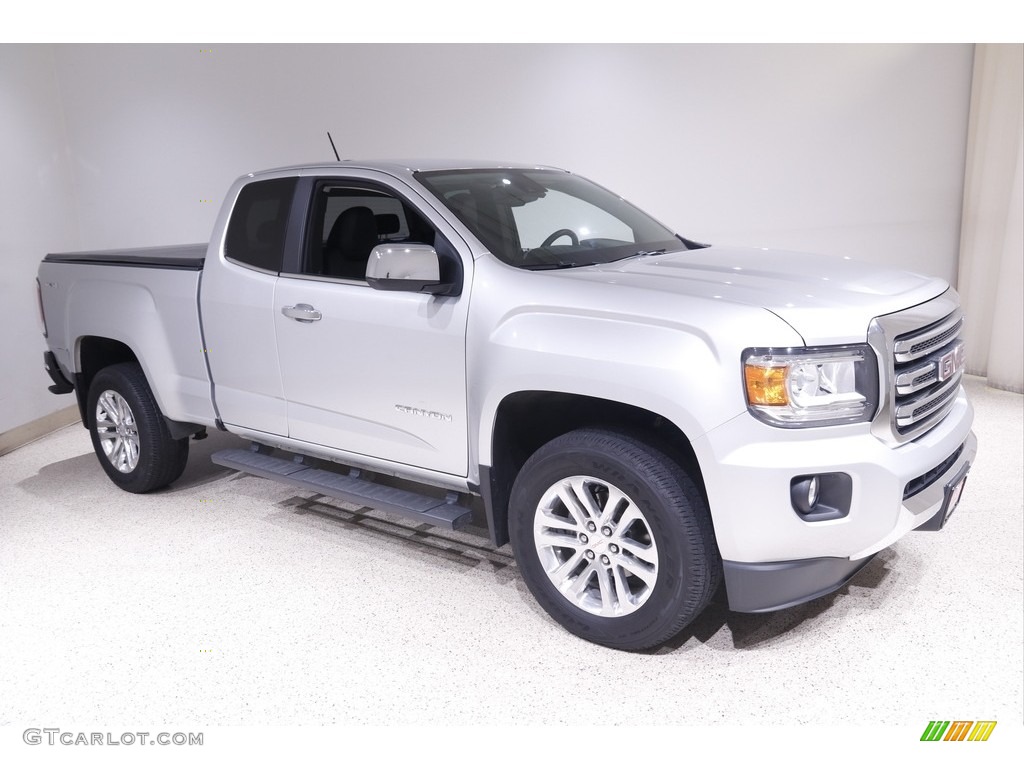 2015 Canyon SLT Extended Cab 4x4 - Quicksilver Metallic / Jet Black photo #1