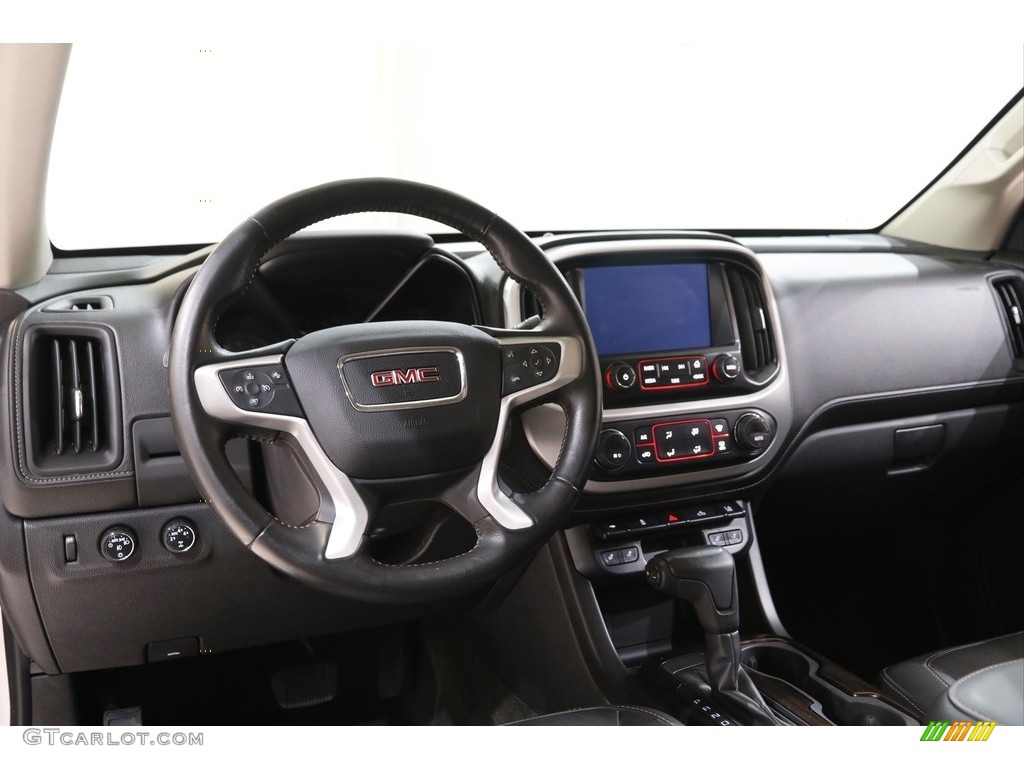 2015 GMC Canyon SLT Extended Cab 4x4 Jet Black Dashboard Photo #142983132