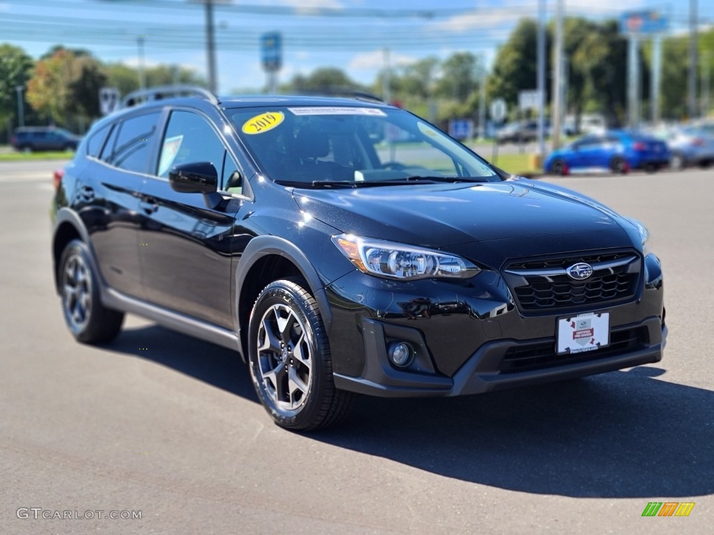 2019 Crosstrek 2.0i Premium - Crystal Black Silica / Black photo #22