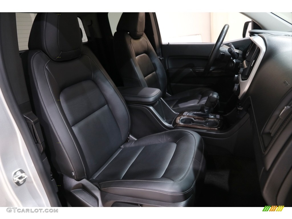 Jet Black Interior 2015 GMC Canyon SLT Extended Cab 4x4 Photo #142983318
