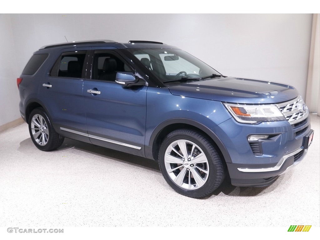 Blue Metallic Ford Explorer