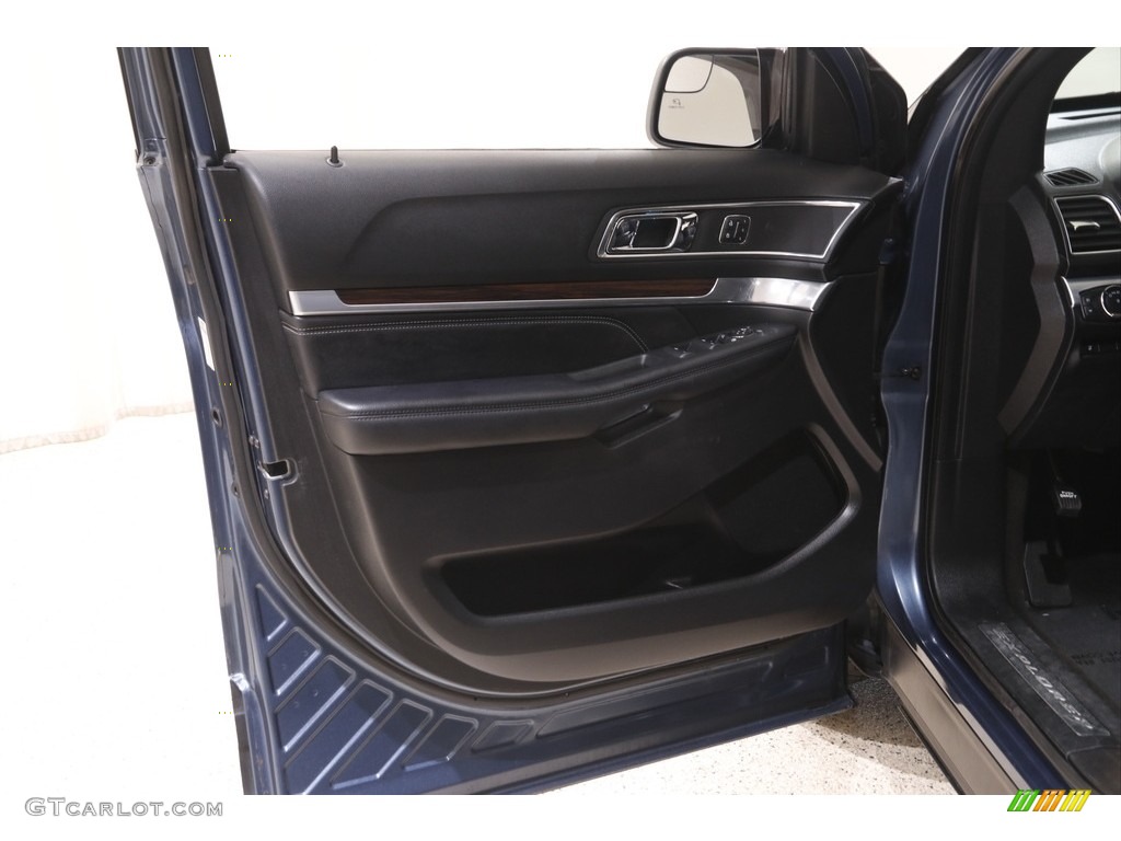 2018 Explorer Limited 4WD - Blue Metallic / Ebony Black photo #4