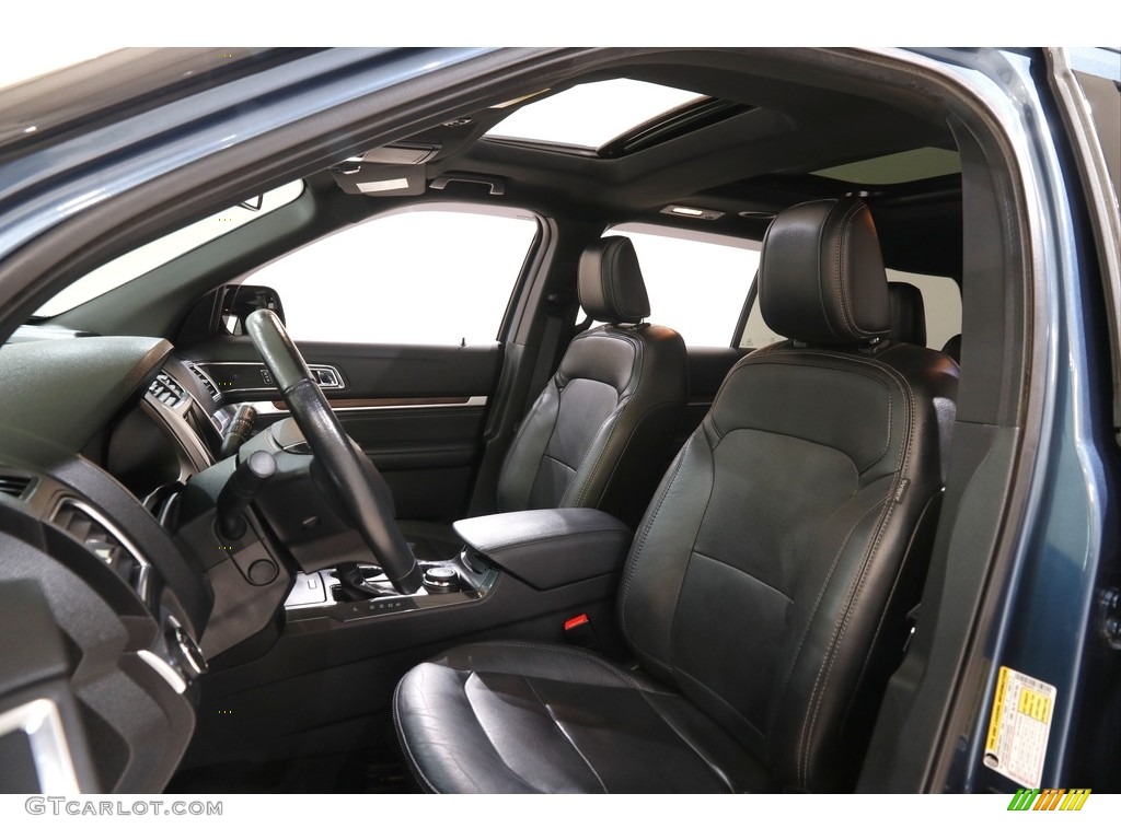2018 Explorer Limited 4WD - Blue Metallic / Ebony Black photo #5