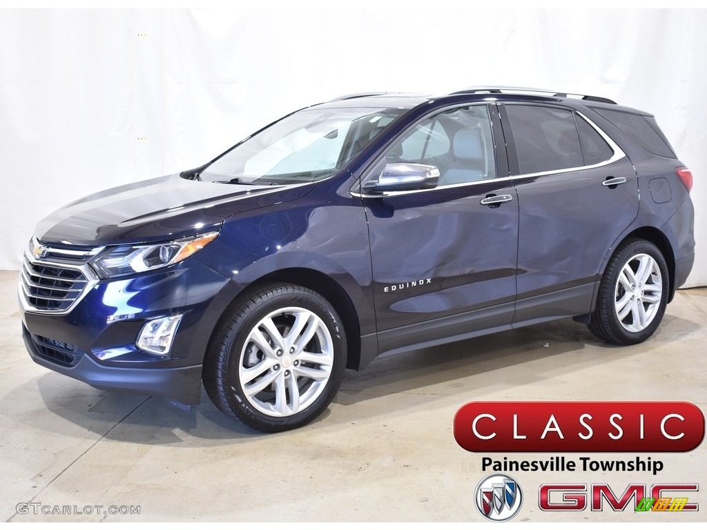 2020 Equinox Premier AWD - Pacific Blue Metallic / Ash Gray photo #1