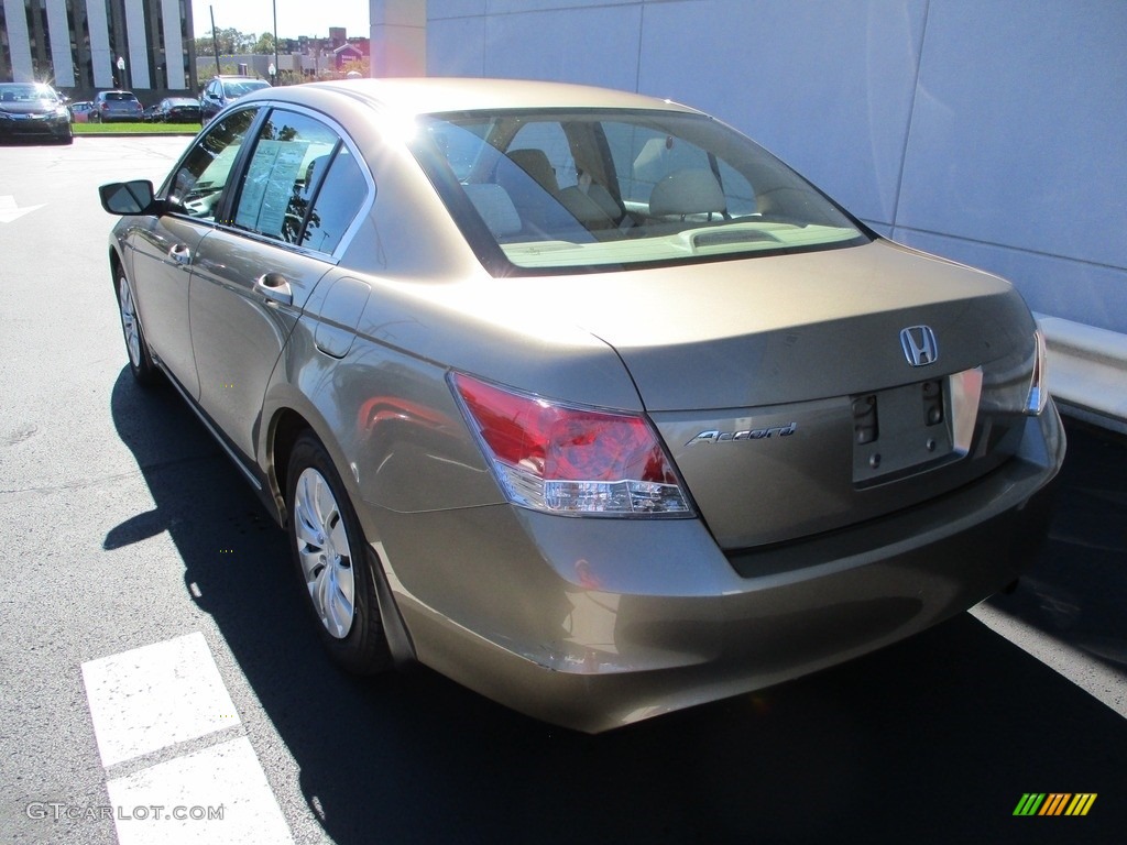 2009 Accord LX Sedan - Bold Beige Metallic / Ivory photo #3