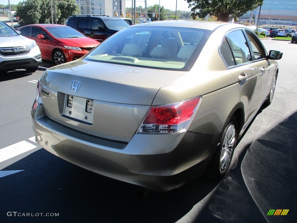 2009 Accord LX Sedan - Bold Beige Metallic / Ivory photo #4