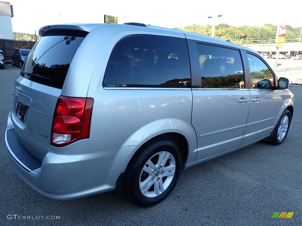 2012 Grand Caravan Crew - Bright Silver Metallic / Black/Light Graystone photo #6