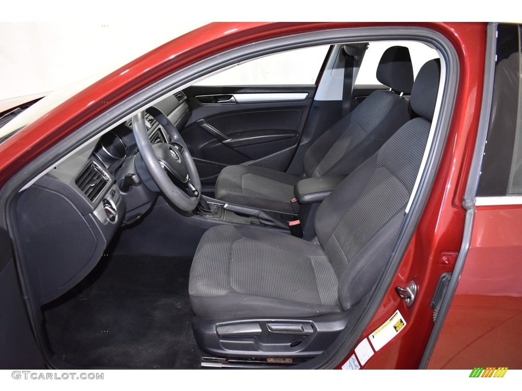 2017 Passat S Sedan - Fortana Red Metallic / Titan Black photo #7