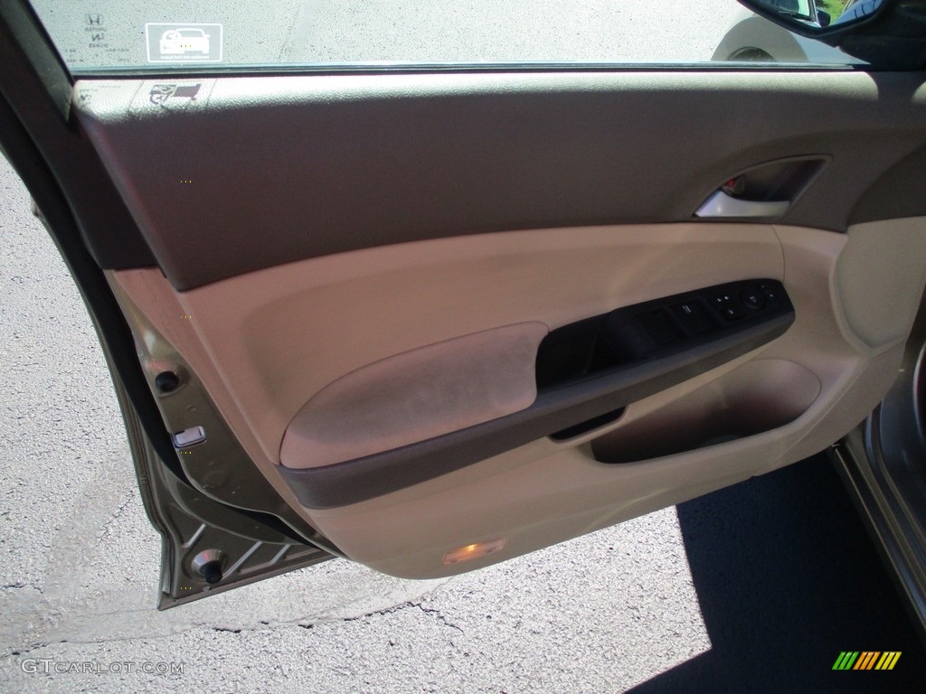 2009 Accord LX Sedan - Bold Beige Metallic / Ivory photo #9