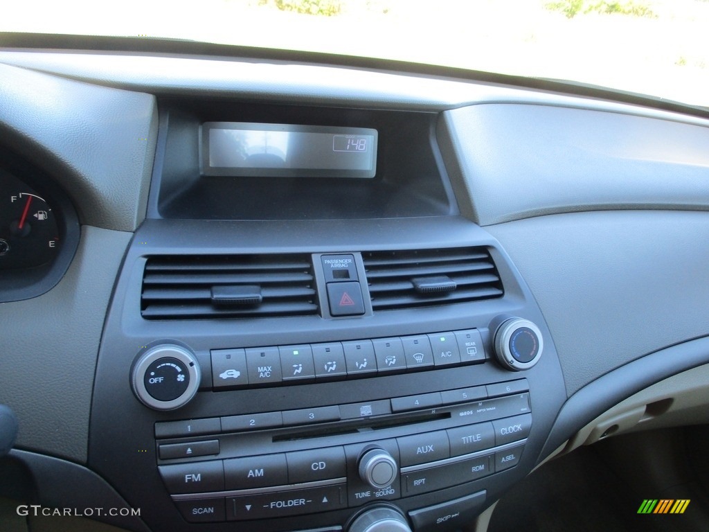 2009 Accord LX Sedan - Bold Beige Metallic / Ivory photo #13