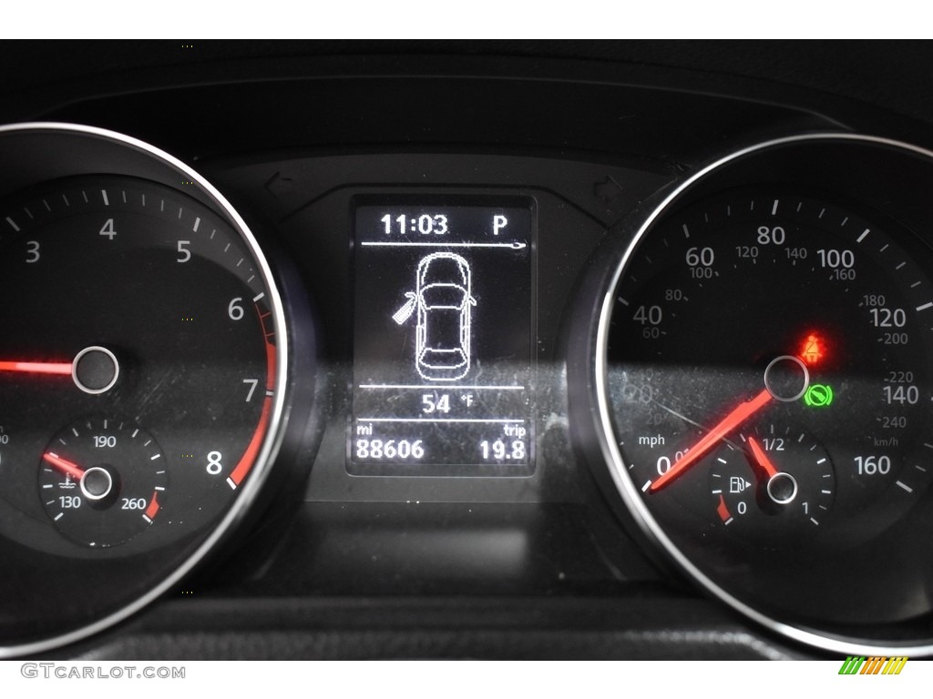 2017 Passat S Sedan - Fortana Red Metallic / Titan Black photo #15
