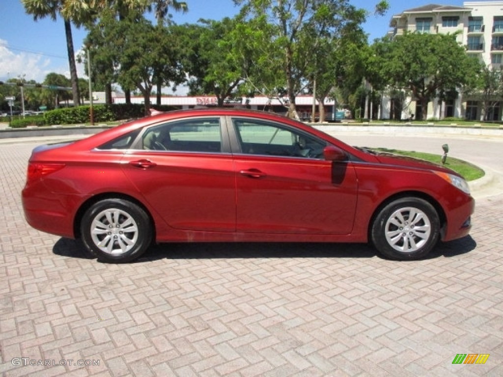 2011 Sonata GLS - Venetian Red / Camel photo #11