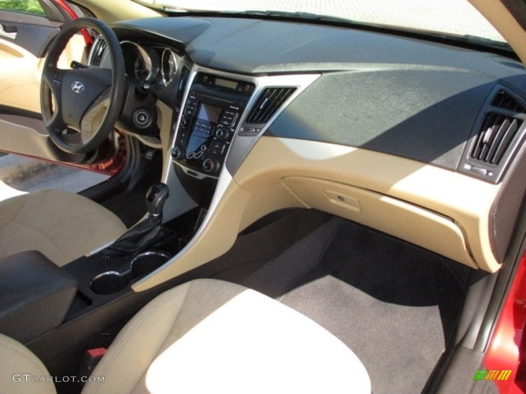 2011 Sonata GLS - Venetian Red / Camel photo #26