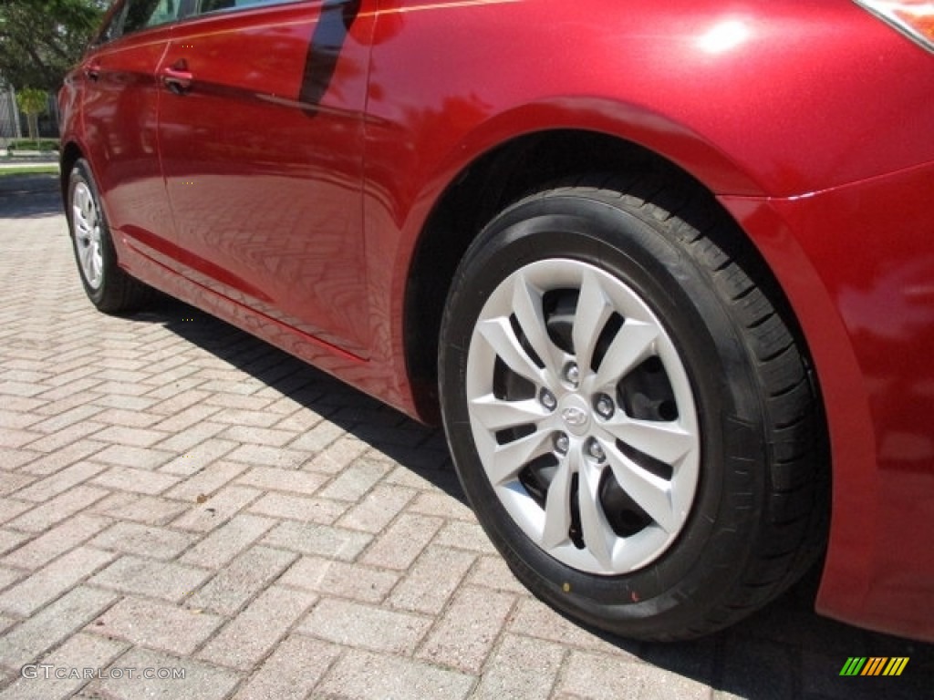 2011 Sonata GLS - Venetian Red / Camel photo #29