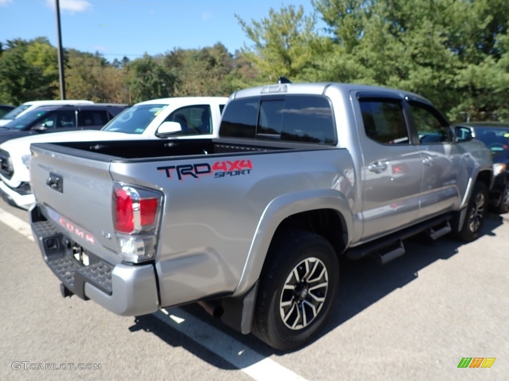 Silver Sky Metallic 2021 Toyota Tacoma TRD Sport Double Cab 4x4 Exterior Photo #142985970