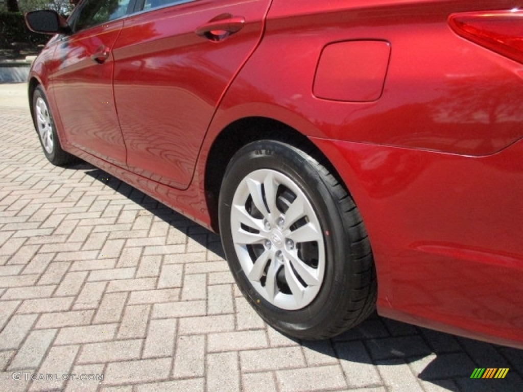 2011 Sonata GLS - Venetian Red / Camel photo #43