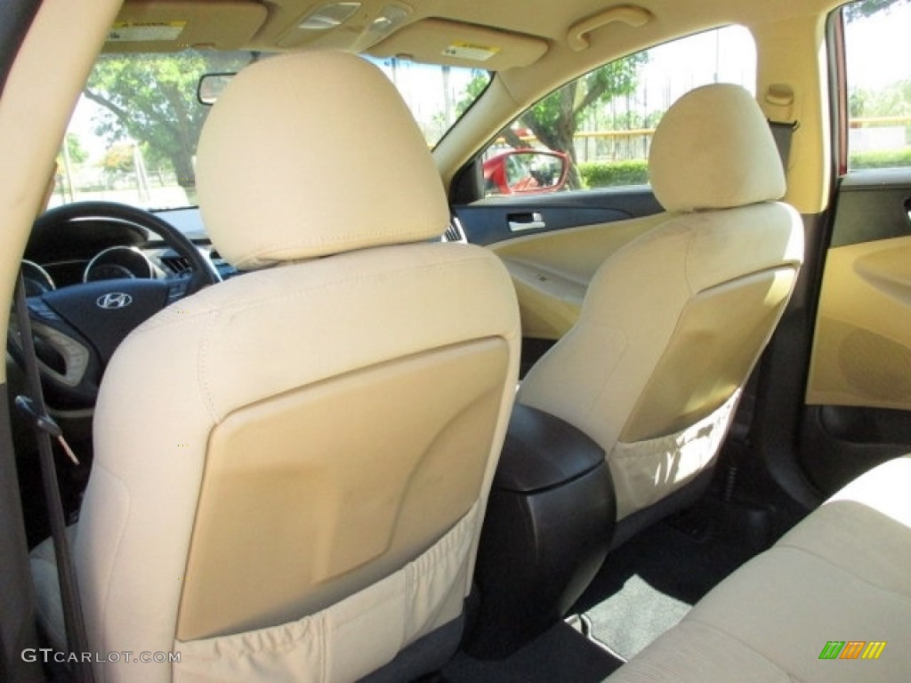 2011 Sonata GLS - Venetian Red / Camel photo #52