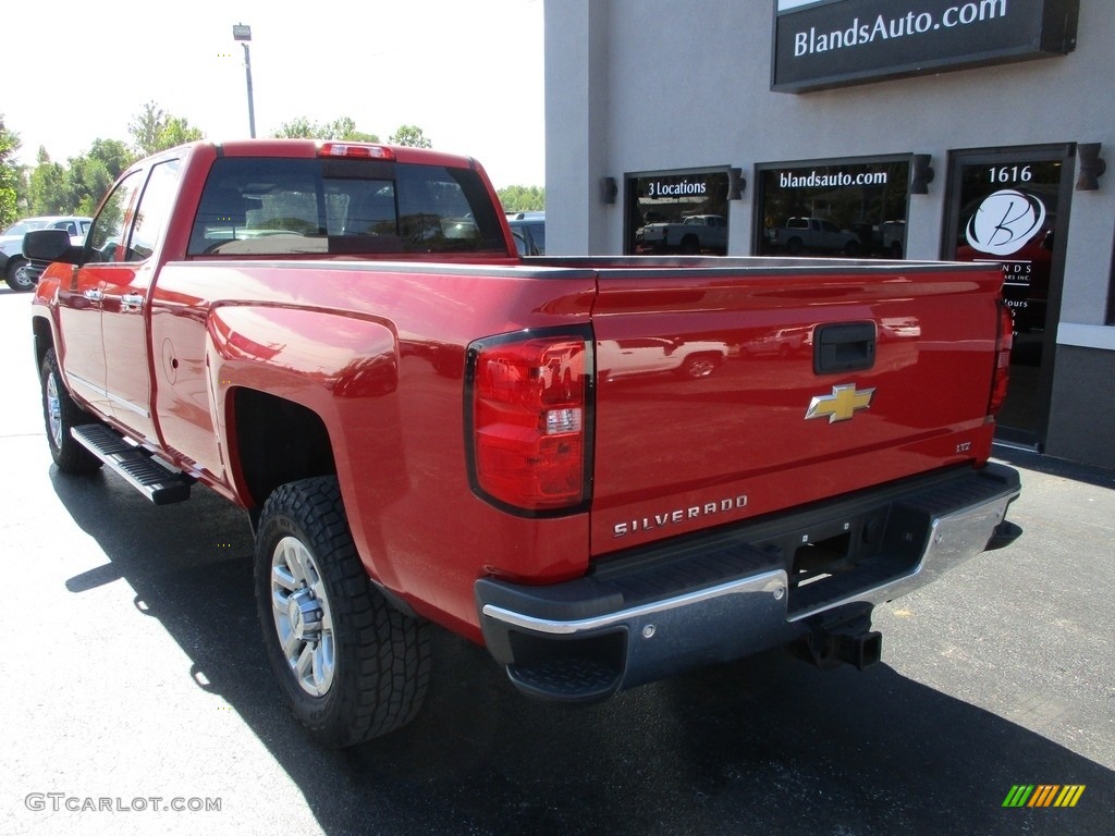 2015 Silverado 2500HD LTZ Double Cab - Victory Red / Jet Black photo #3
