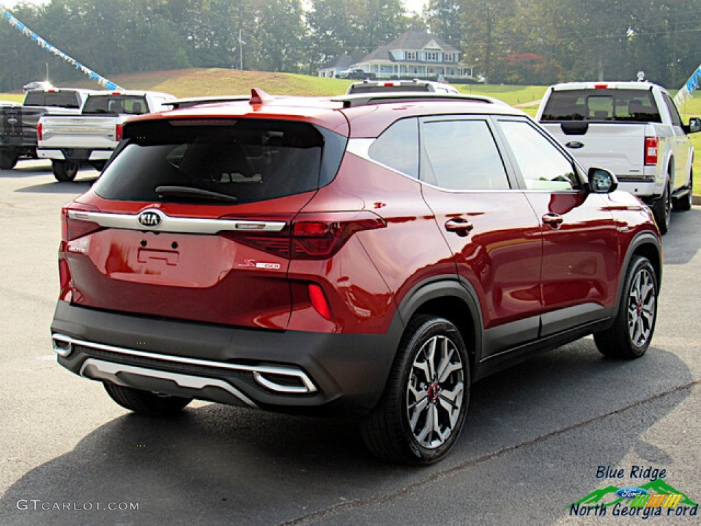2021 Seltos S Turbo AWD - Mars Orange / Black photo #5